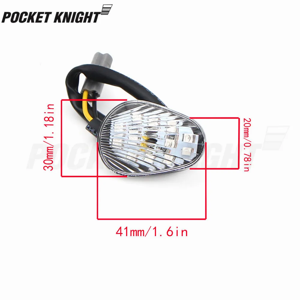 Светодиодный светильник указателя поворота для YAMAHA YZF R1 02-14 YZF R6 03-14 YZF R6S 06-09 мотоциклетная лампа