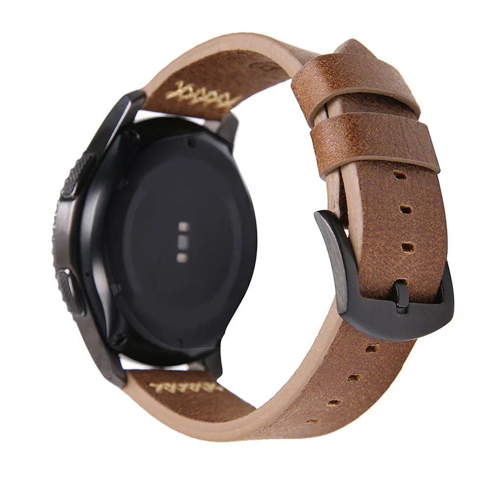 Сменный ремешок из искусственной кожи для часов Garmin Active Wirststrap 22 мм Универсальный браслет ремешок для samsung Gear2 R380 ремешок для часов