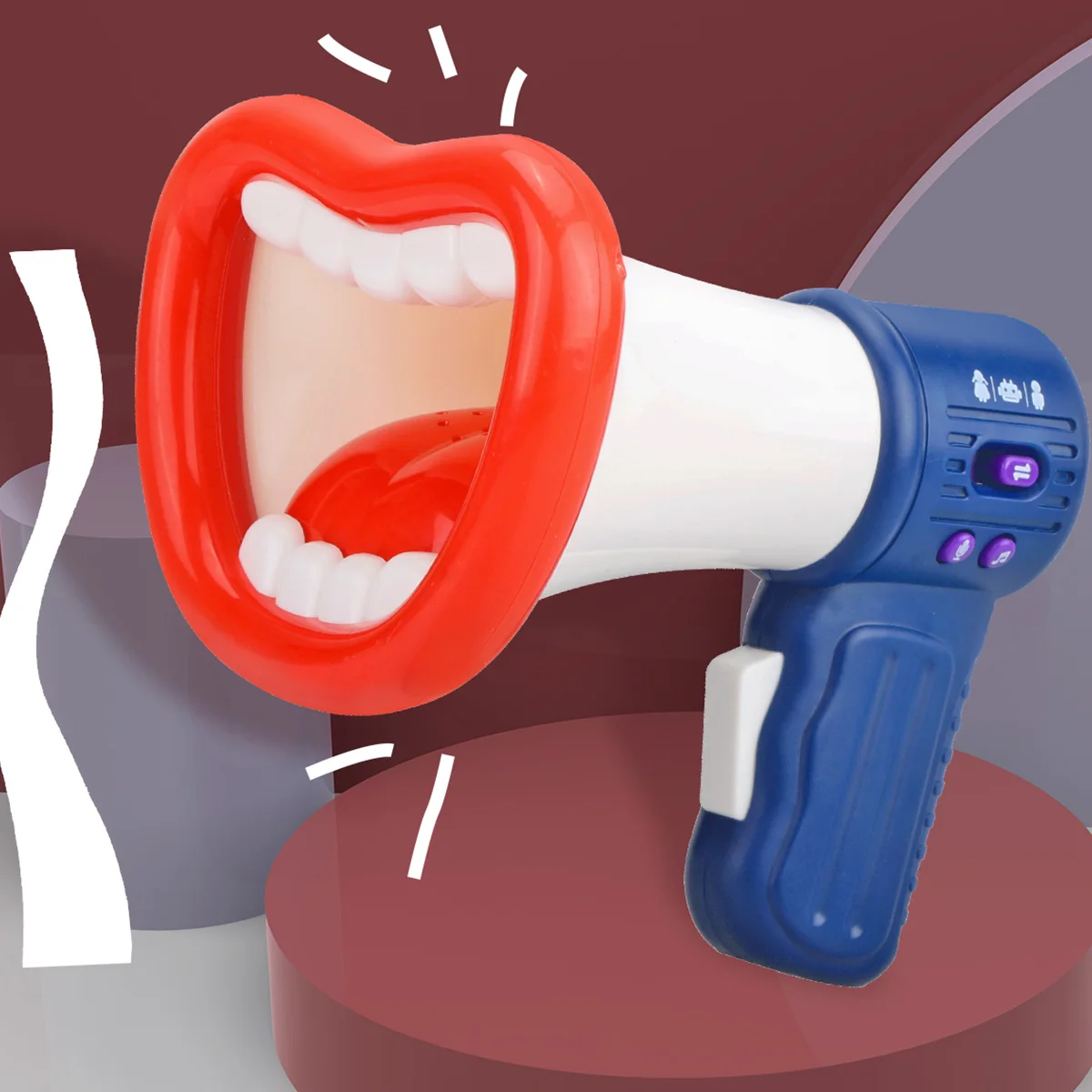 Funny Voice Changer Horn Toy Party Loudspeaker Game Gags and Practical Jokes Gift For Kids amplify sound