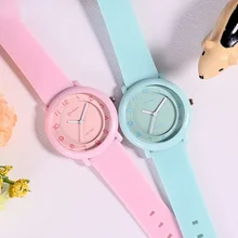 

Cute Children Watches Fashion Simple Casual Watches Gift for Kids Women Round Dial Silicone Band Luxury Watch Analog Quartz