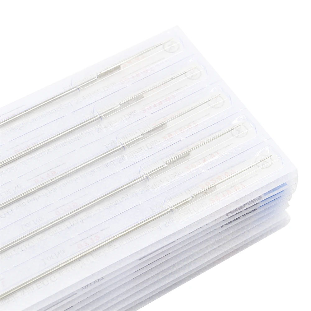 EMALLA 50Pcs 0.30MM 1005RL Disposable Sterilized round liner Tattoo Needle For Tattoo Machines Gun Liner Shader Needles Bugpin