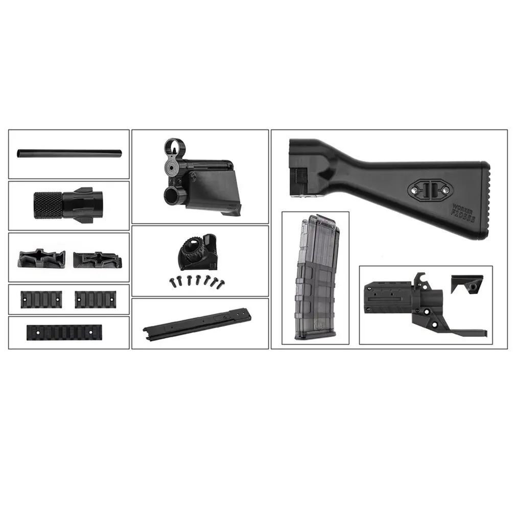 

Worker STF-W006 MP5-A Style Mod Kits Set for Nerf N-Strike Elite Stryfe Blaster Exquisite Workmanship Environmental