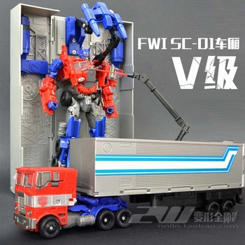 

Transformation FWI SC-01 compartment 4 movie 4 V class Optimus VOP column compartment Accessory Action Model Kid Dolls Toys