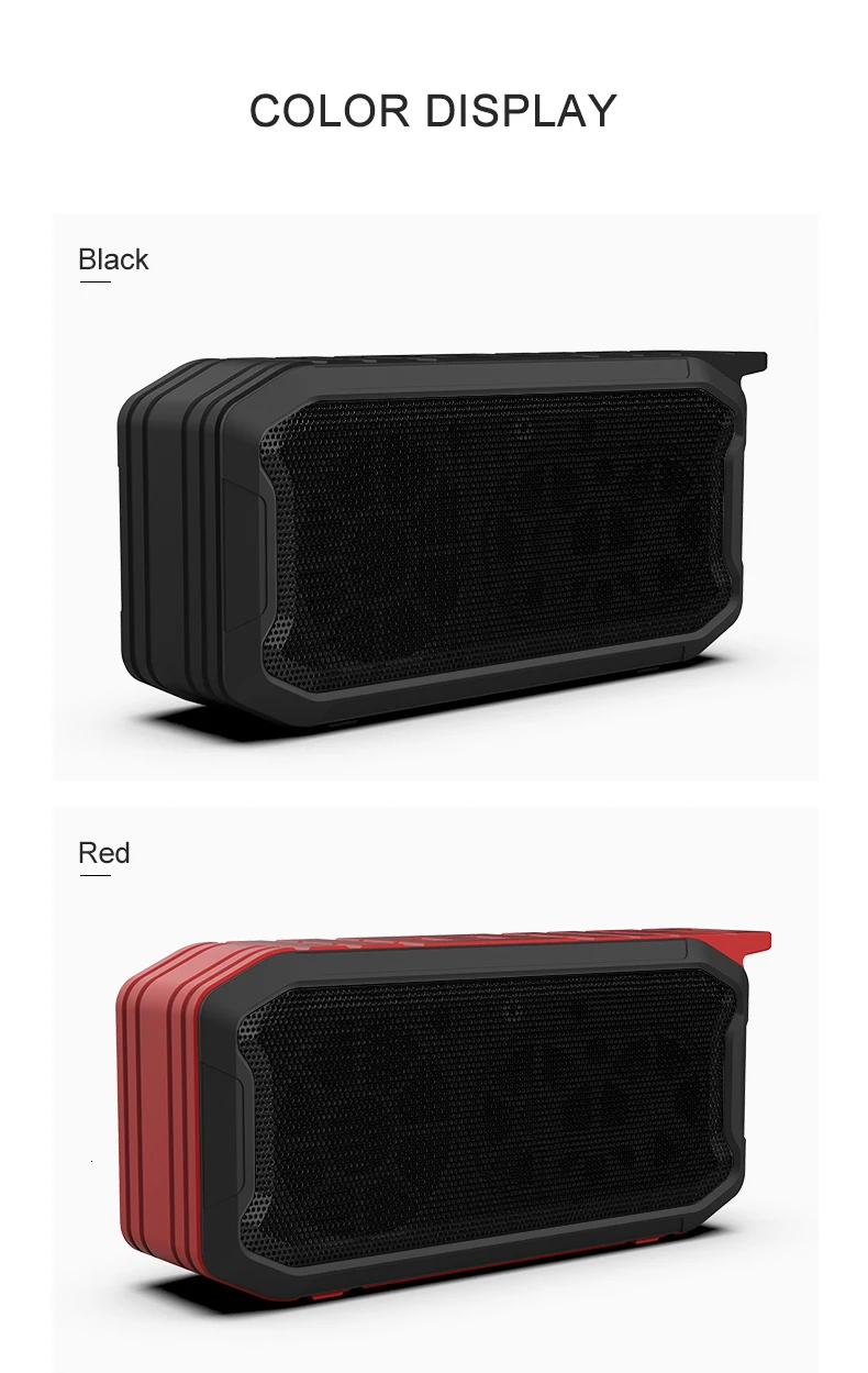 CHIYI IPX7 водонепроницаемый портативный Bluetooth динамик беспроводная бас Колонка наружная Колонка поддержка AUX TF USB Сабвуфер громкий динамик