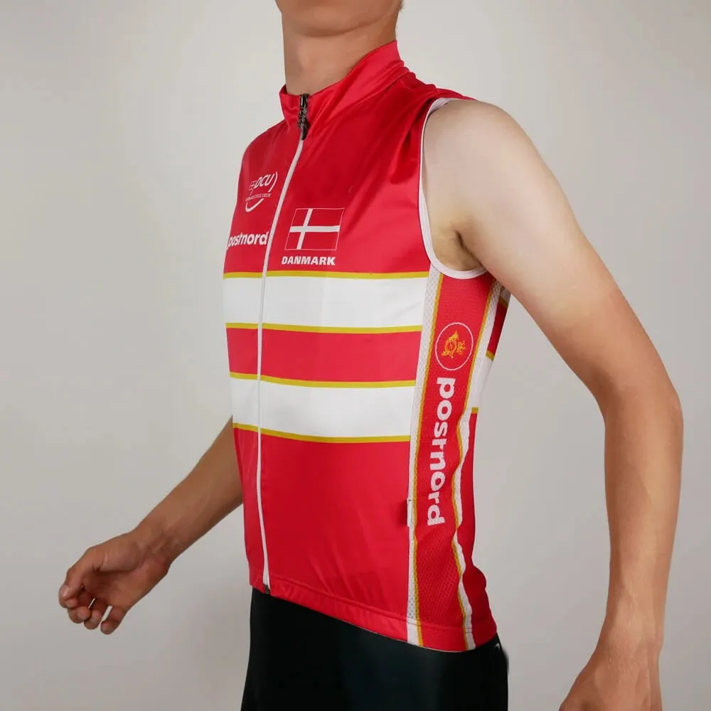 Windstopper, датская национальная команда, красная велосипедная куртка без рукавов, жилет, Mtb, велосипедная одежда, Майо, Ciclismo
