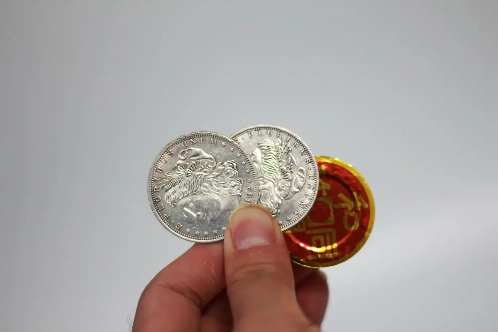 Красочная монета 2,0(японская древняя версия) летающие монеты, медь, магнитный, фокусы, реквизит комедии, гиммики
