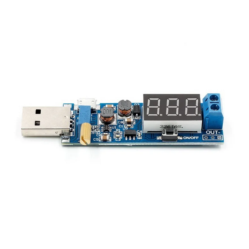 DC USB Шаг Питание при напряжении от 5 В до 3 V 9 12 24 постоянного тока плата