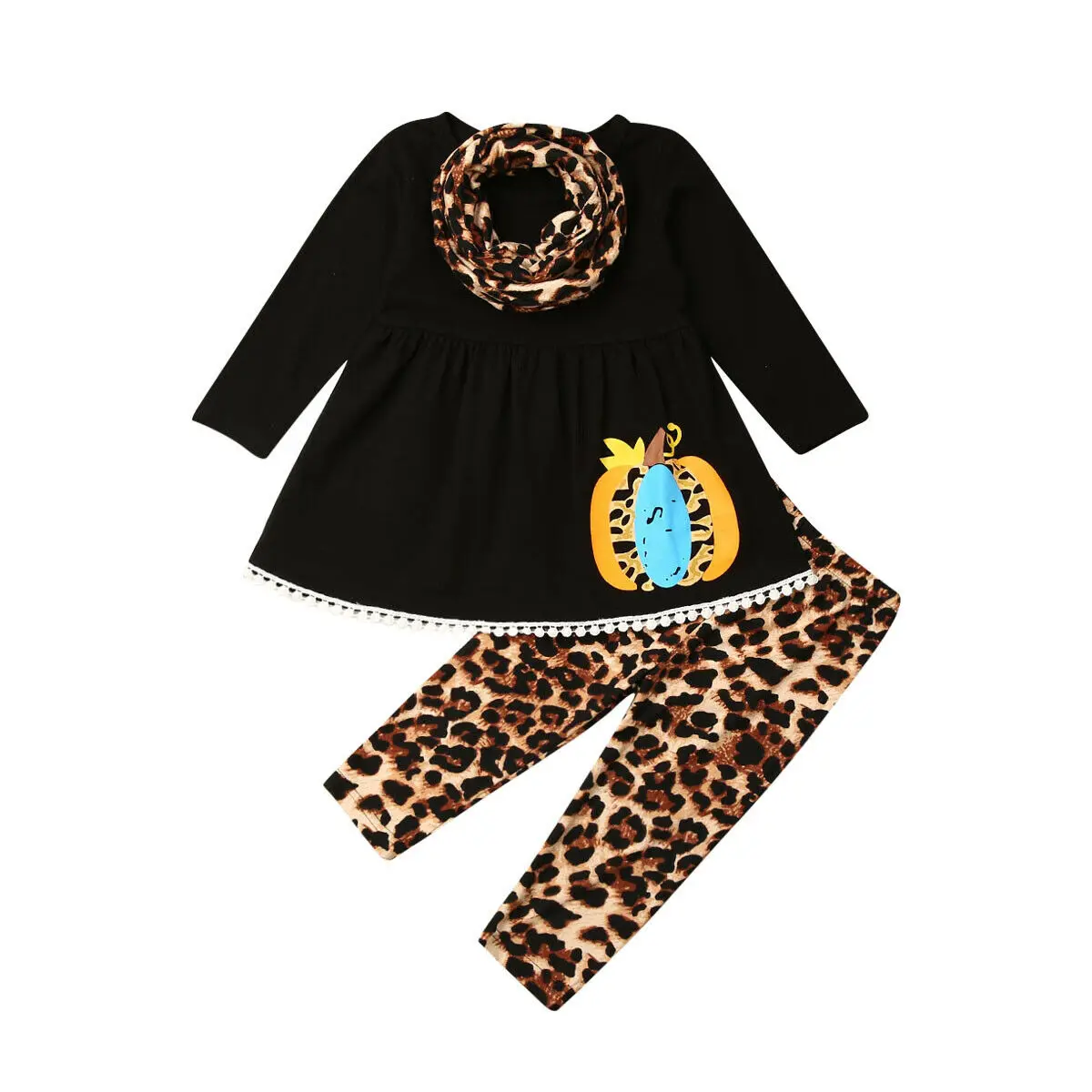

Halloween Clothes Toddler Kids Baby Girl Clothes T-shirt Top Pants Outfit Children Sets Clothes Tracksuit 2pcs 1-6T