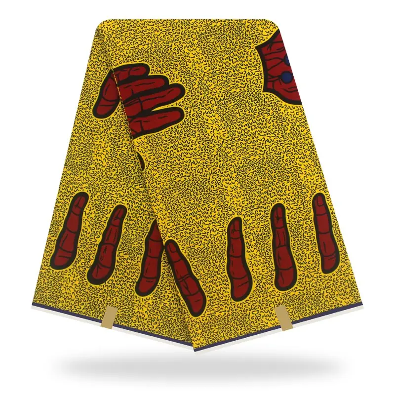 Настоящий воск хлопок ткань Анкара ткань африканская ткань с принтом для свадебного платья ткань африканская ткань