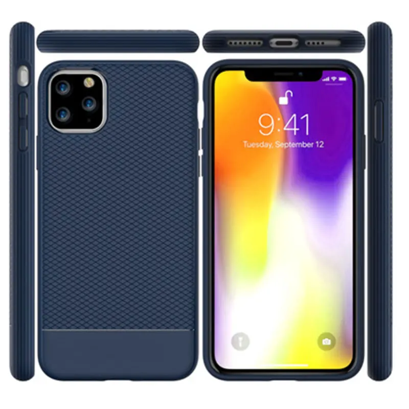 

For IPhone 11pro 6.1inch Soft TPU Phone Protector Slim Phone Case Cover