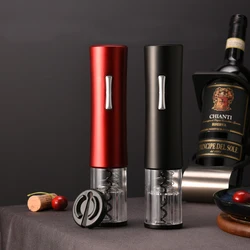 1/2pcs Electric Bottle Opener Led Light Bar Accessories Multi-Function Automatic Red Wine Corkscrew Automatic Kitchen Gadgets