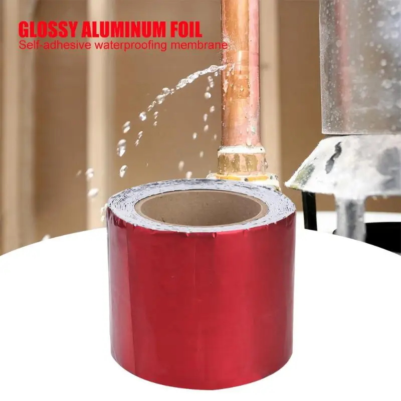 Waterproof Strong Self-adhesive Tape Roof Cracks Window Floor Tile Gap Repair Stop Leak Sticker Butyl Rubber Pipe Floor Tile
