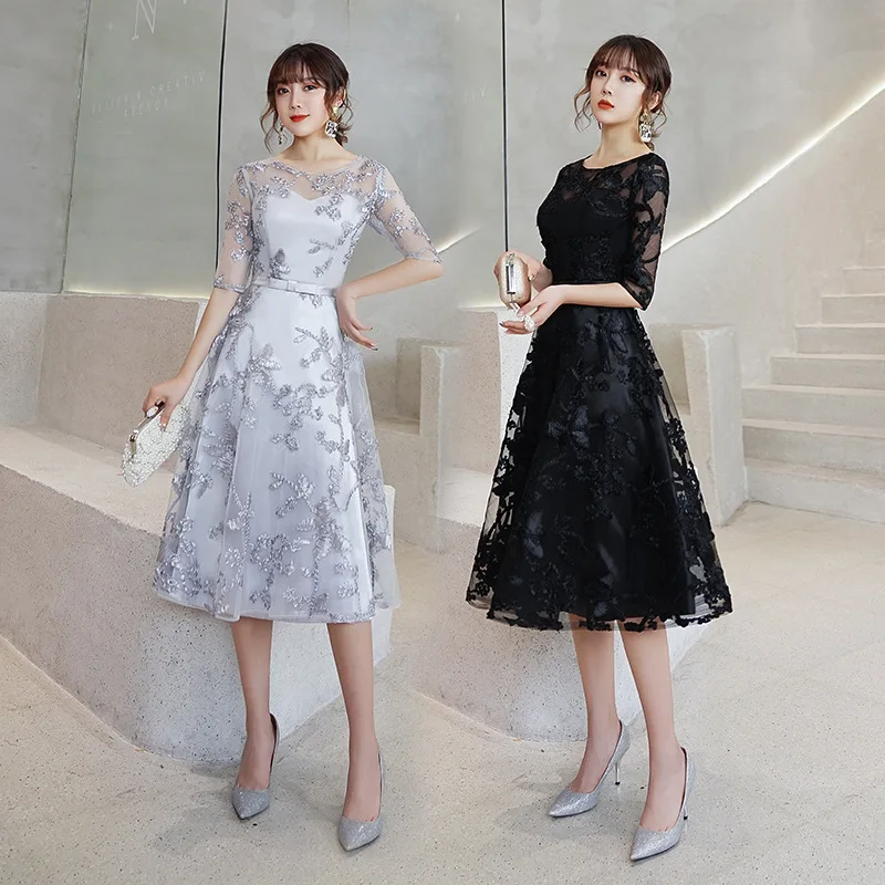 Vestido Curto Vestidos Abaixo Do Joelho Para Casamento