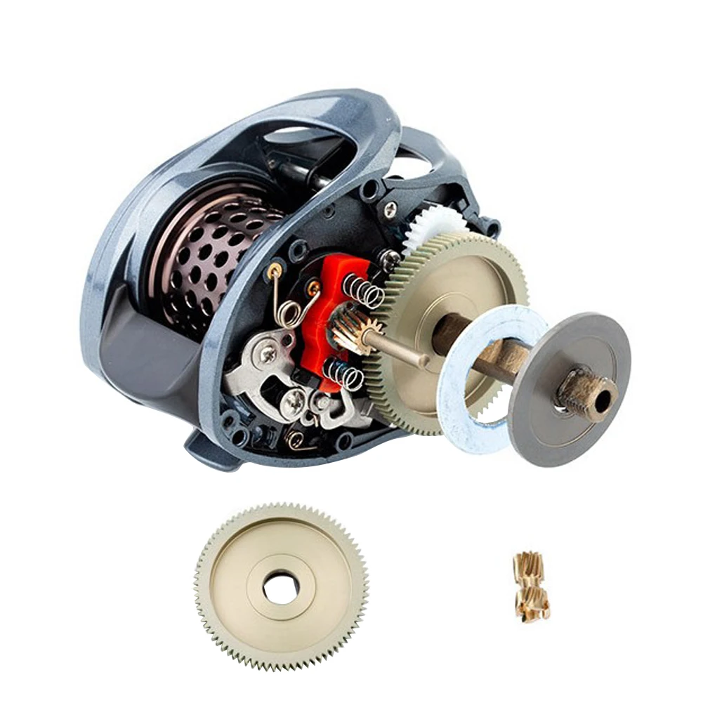 Carretel de Pesca Gota de Água Pesca de Água Ferramentas de Pesca Roda Relação Engrenagem Alta Velocidade Carretel 130g Super Longo Fundição Salgada Pw100 6.6: 1 11 Carretilhas de pesca