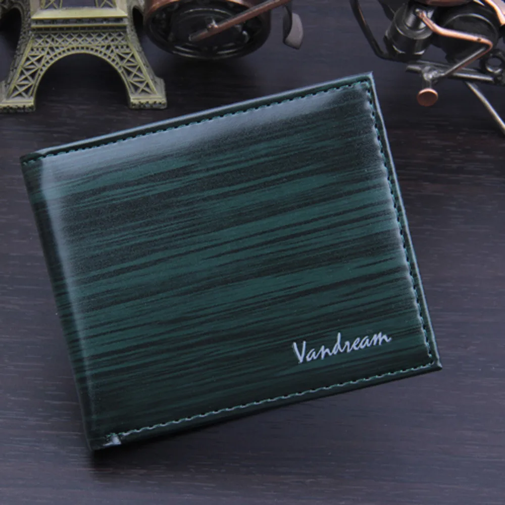 Мужской складной деловой кожаный бумажник ID кредитный держатель для карт кошелек карманы сумка carteira portfel кошелек мужской кошелек