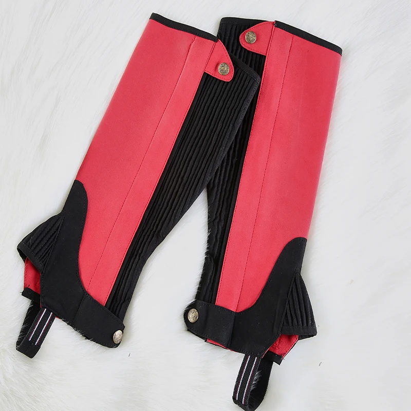 Equestrian supplies Equestrian Leggings Microfiber Horse Riding Boots Cover Adults Children Leg-protector Cheval Equipment 3