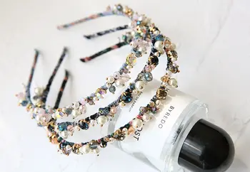 

East gate temperament fairy crystal hair hoop pearl embellishment hair band elegant hair decoration