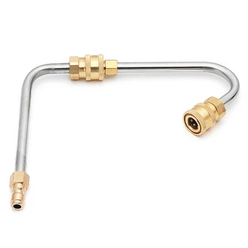 

17cm 1/4 Quick Connect Pressure Washer Gutter Cleaner Lance Wand Elbow Rod AU