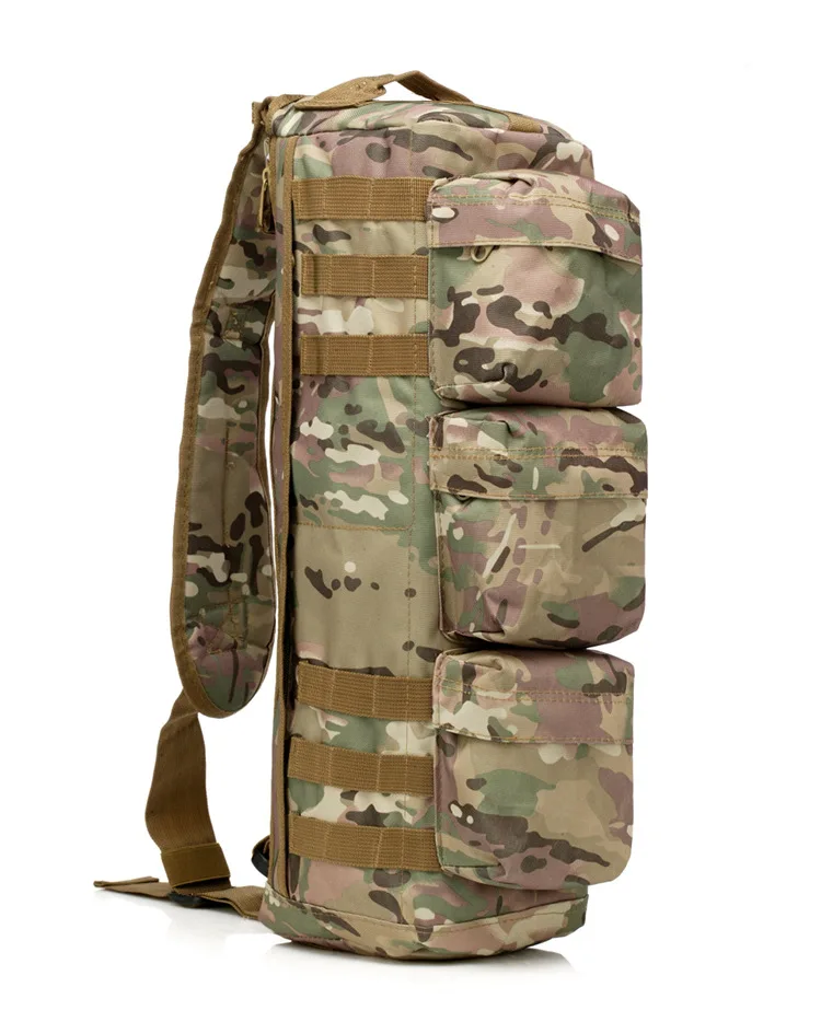 Outdoor Military Tactical Multi-purpose Camo Backpack Encrypted Oxford Waterproof Duffle Bags Climbing Travel Camping Rucksack
