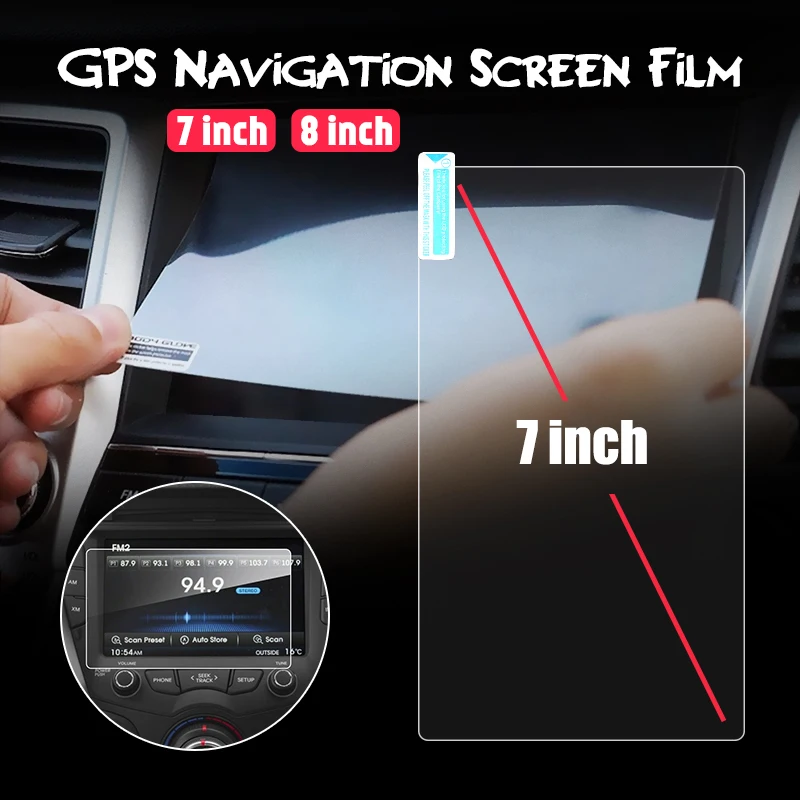 7/8 дюймов Закаленное стекло Защитная пленка подходит для автомобиля gps навигация для Kia Sportage KX5