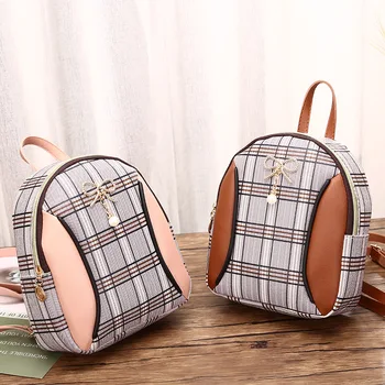 

2020 Spring Summer Korean Style Plaid Retro Women's Small Bag Multi-Function Shoulder Cross-Body Small Bag Fashion Women's Bag