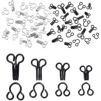 Invisible Sewing Hook and Eye Closures Set of 100 3