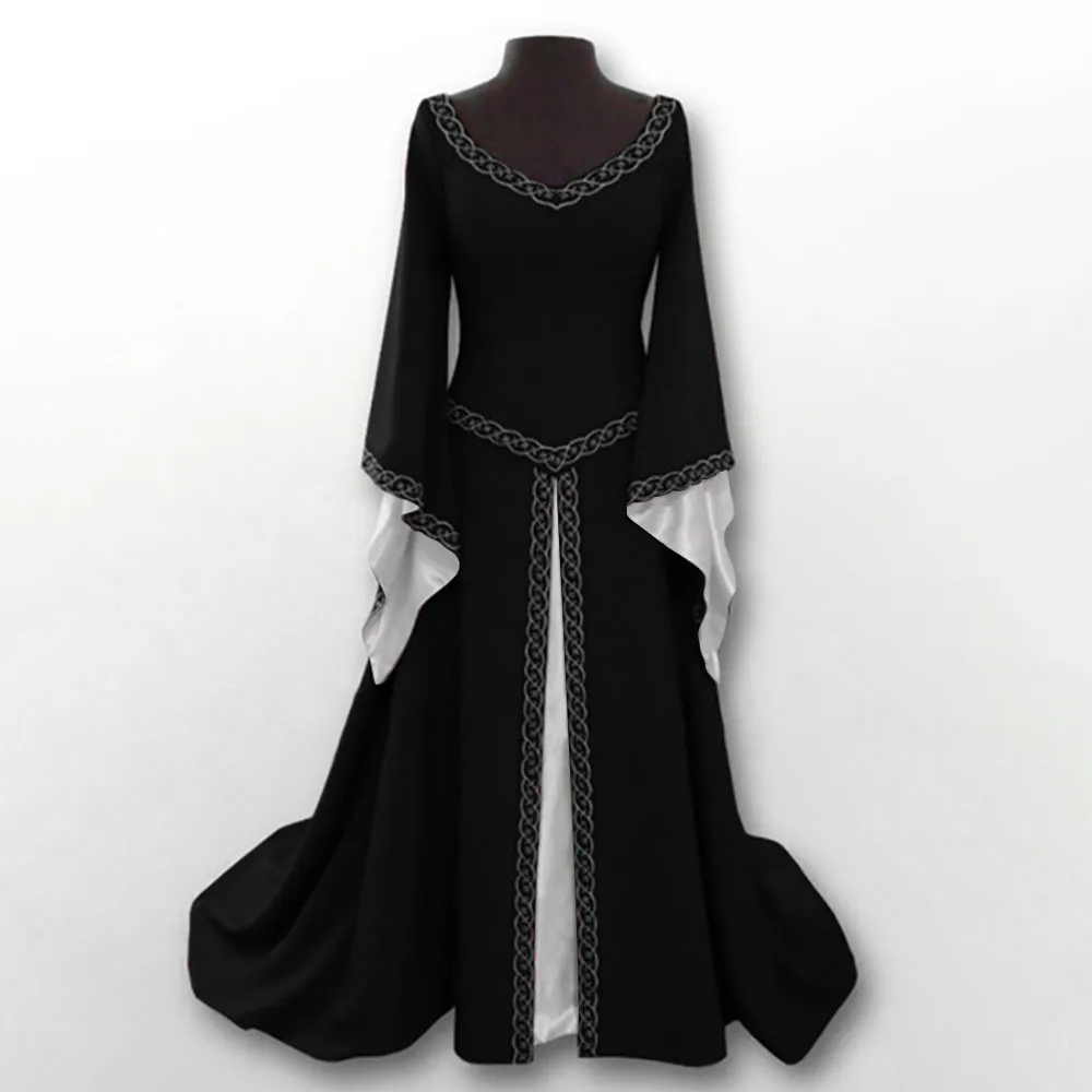 medieval dress black