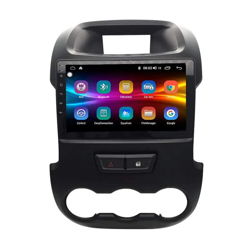 Ranger Android 9,0 Восьмиядерный 4+ 64G автомобильный навигационный стерео радио 1 Din Android для 2012- Ford Ranger