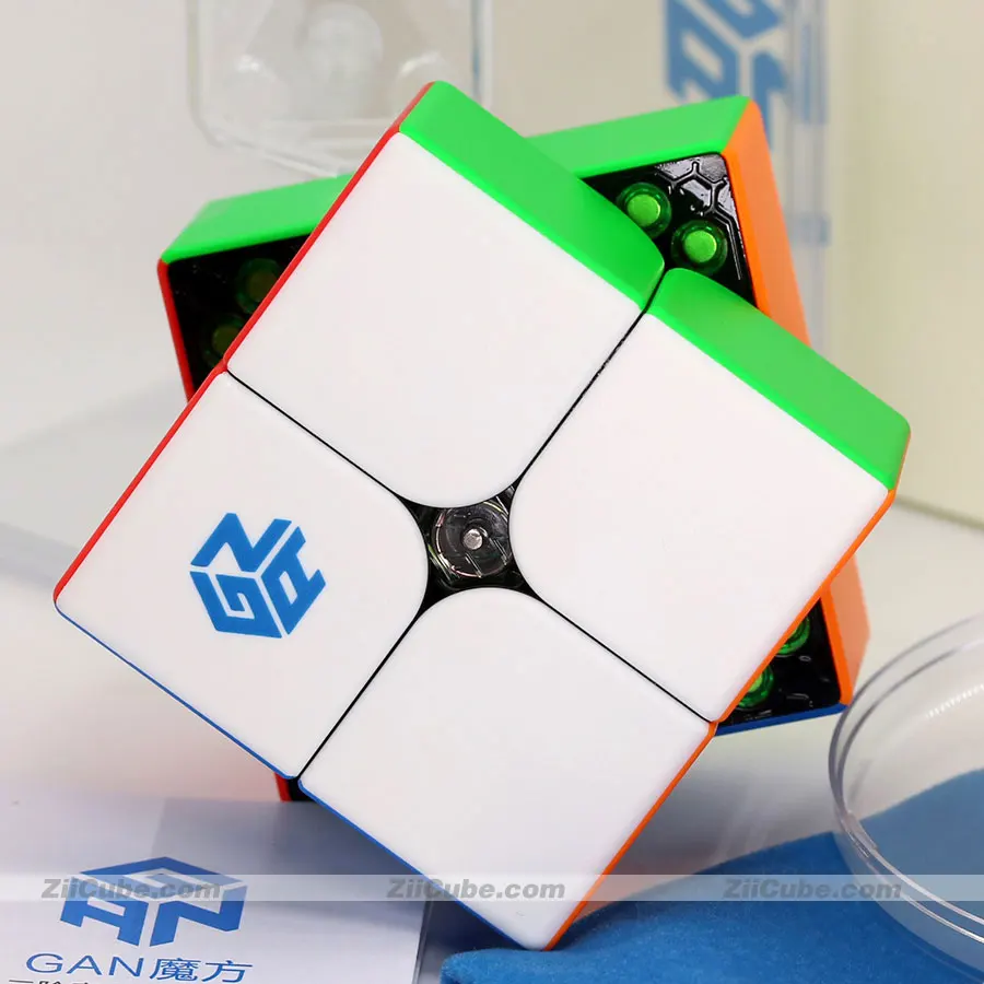 Волшебный кубик-головоломка, магнитный кубик GAN 251 M 2x2x2 2x2 stickerless GAN251 M, профессиональный скоростной кубик