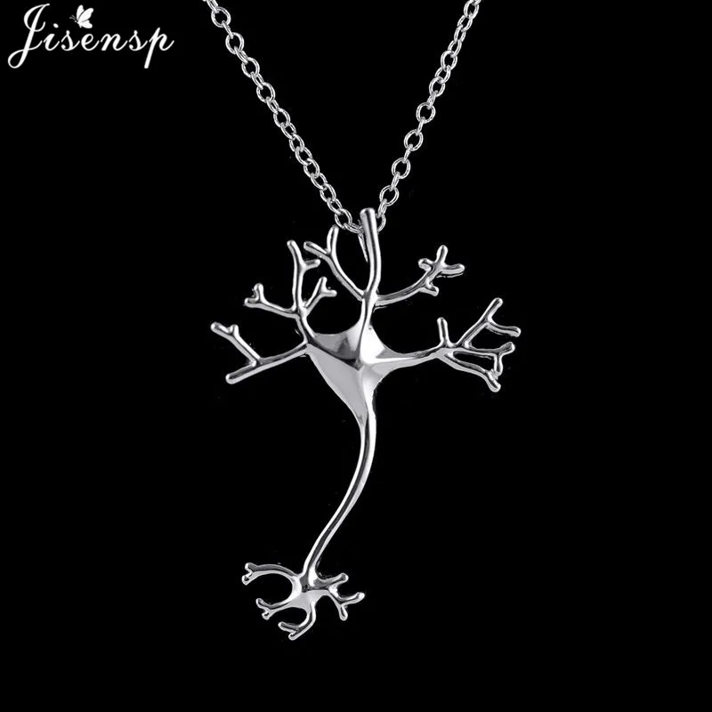 Jisensp, модные ювелирные изделия, хиппи, нейрон, черепно-мозговой нерв, ожерелье, колье, богемное геометрическое ожерелье, Женское Ожерелье