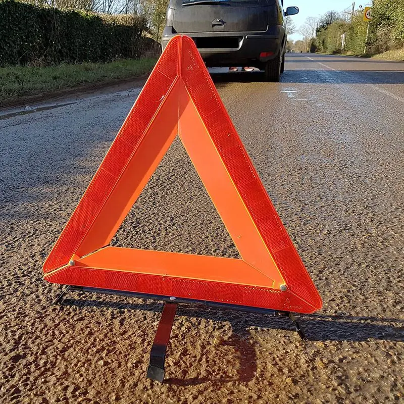 Автомобильный аварийно-Предупреждение Треугольники красный отражающий угрозы безопасности автомобиля штатива в сложенном виде Знак Стоп