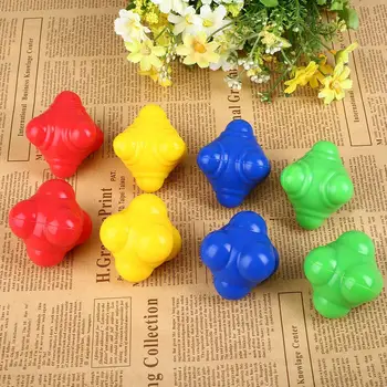 

Training Reaction Ball 6cm Silicone Blue Hexagonal Sports Hex Fitness Outdoor