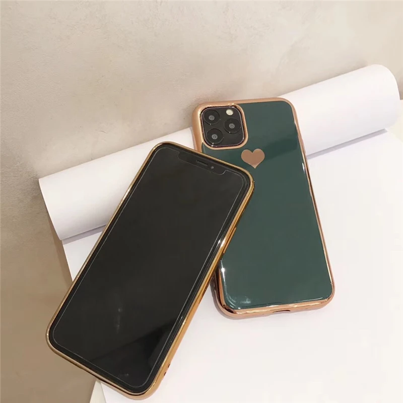 GlamPhone Чехол Покрытие чехол для телефона с рисунком на тему любви для iPhone11Pro/Max X XS Max XR Мягкий силиконовый чехол для iPhone11 7 8 6 6s Plus чехол