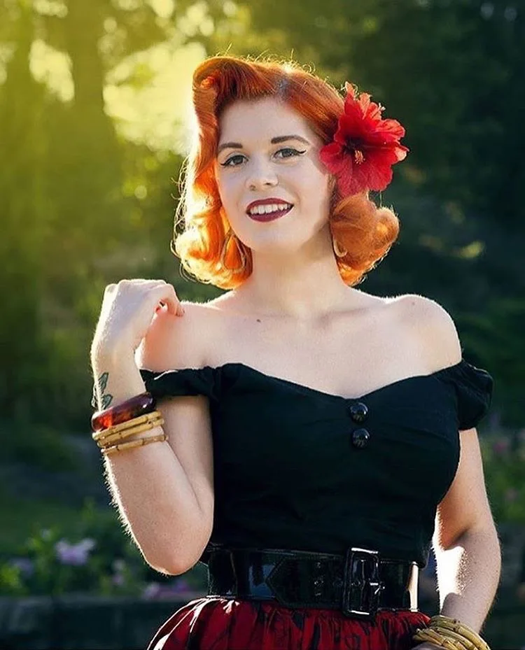 40-4 цвета woemn vintge 50s милый вырез с открытыми плечами dolores футболки Плюс Размер на