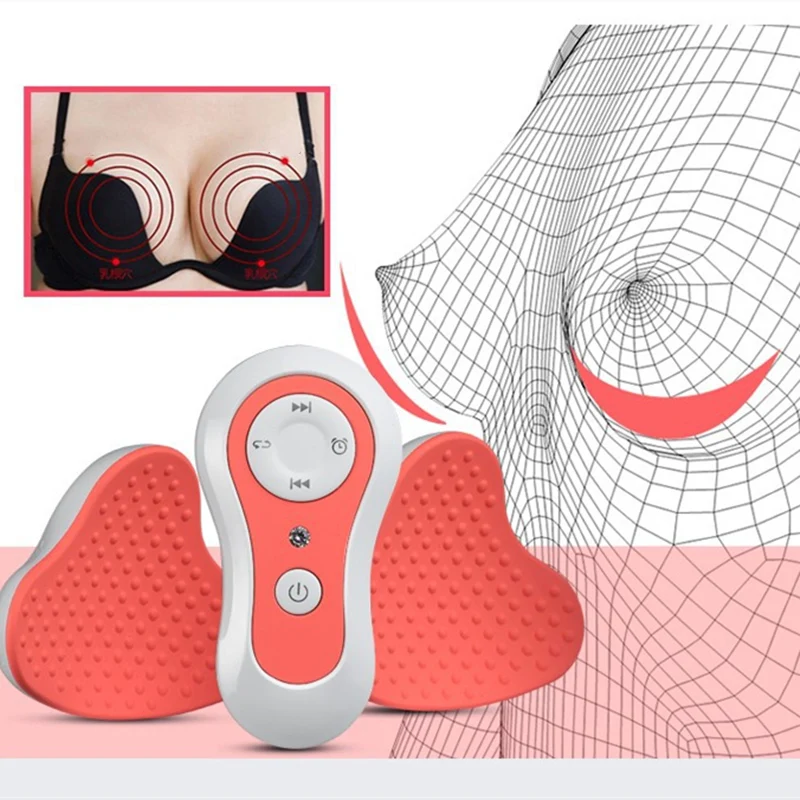 

Magnet Breast Enhancer Electric Chest Enlargement Massager Anti-Chest Sagging Device Breast Acupressure Massage Therapy Tool