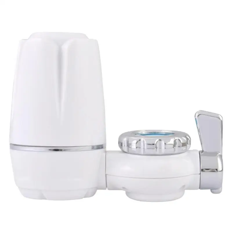 Effective Tap Water Purifier ABS Kitchen Bathroom Water Faucets Filter Washable Ceramic Faucets Mount Accessories