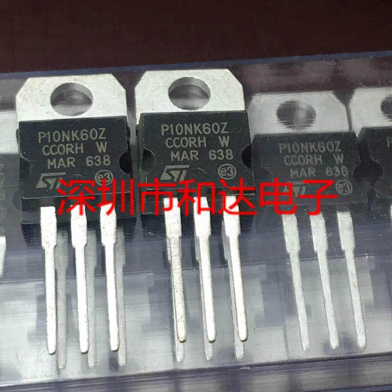 5 шт. P10NK60Z STP10NK60Z-220 600V 10A