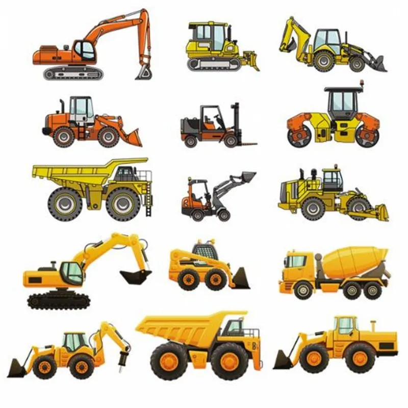 

Engineering Car Iron On Patches DIY Accessory Heat Transfer Washable Stickers For Clothes Bag Print Hoodies Jeans