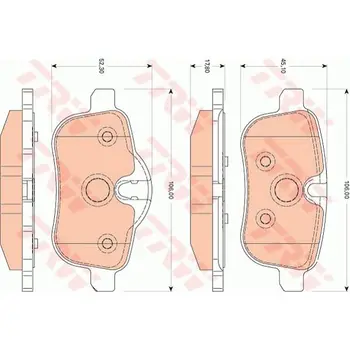 

Disc pads z \ BMW Z4 (E89) sDrive 23i/sDrive 30i 09 TRW GDB1827