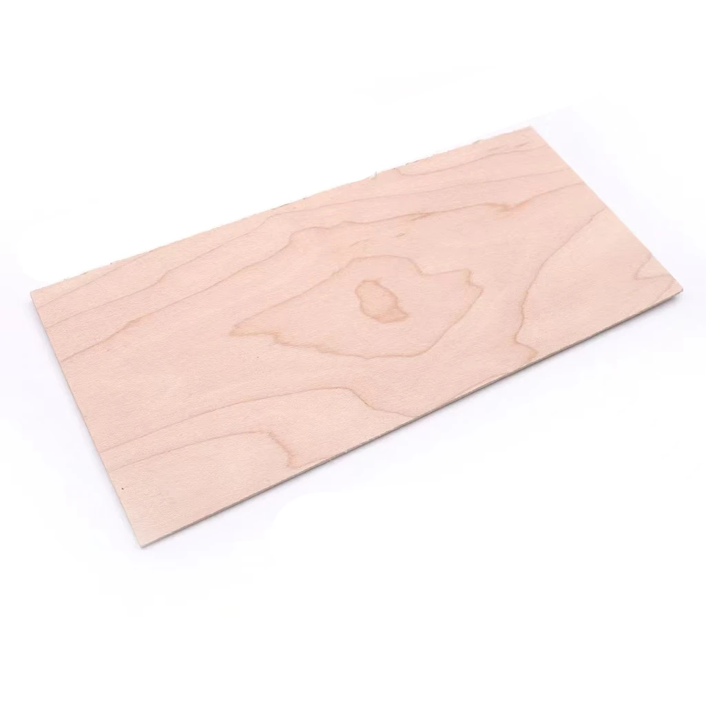 

5x Guitar Headplate Veneer Maple Headstock Sheet 200x90x2mm Luthier T02