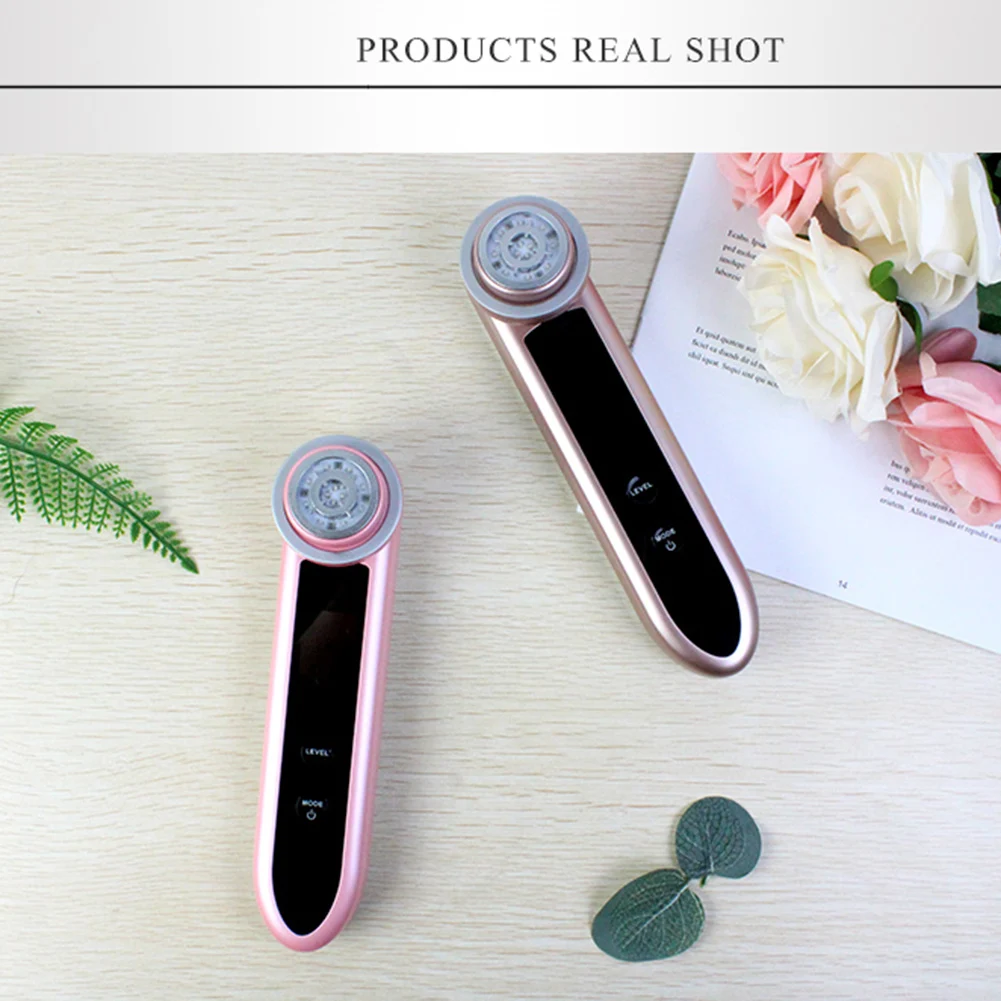 Rejuvenescimento da Pele Cuidados de Beleza 5-modo de Micro-corrente Instrumento Beleza Facial Massageador Lifting Apertar Massagem Ems 5 Dispositivo de íons