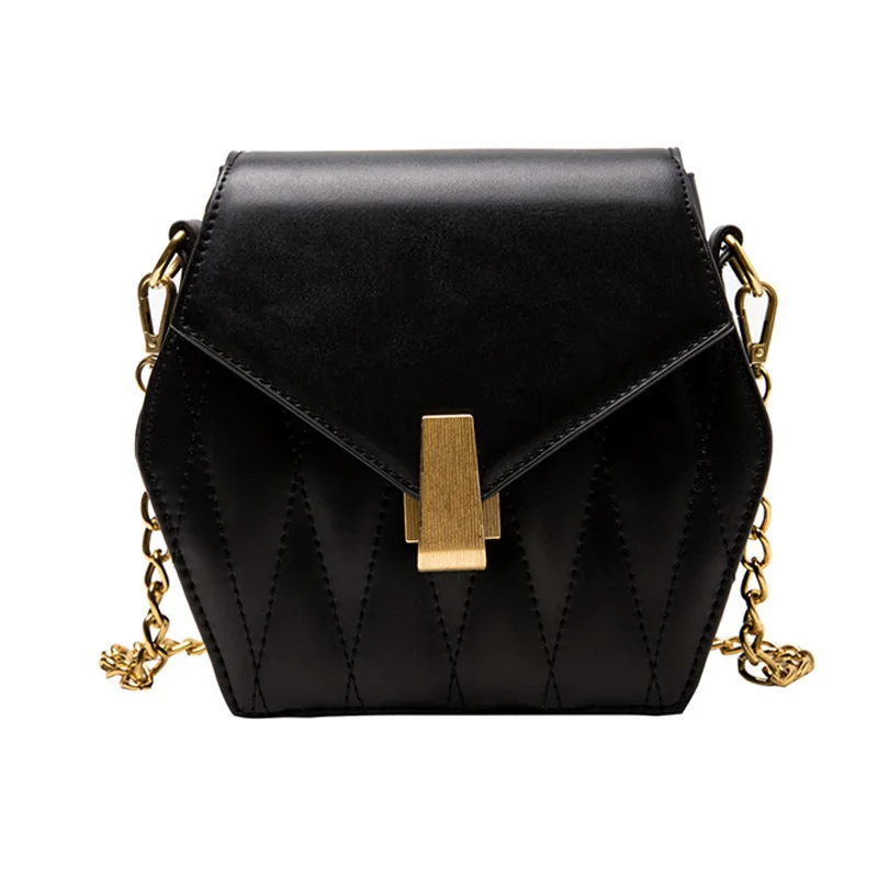 

191223 iVog New Arrival Everyday Ladies Messenger Crossbody Handbag PU Chain Fashion Round Bags for Women 2019