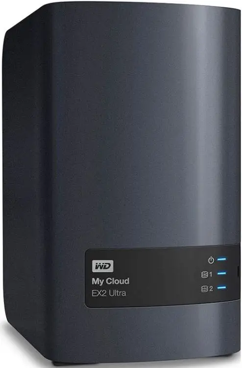 Сетевой RAID-накопитель NAS Western Digital WDBSHB0080JCH-EEUE My Cloud EX2 Ultra 8TБ 3 5" LAN | Компьютеры и