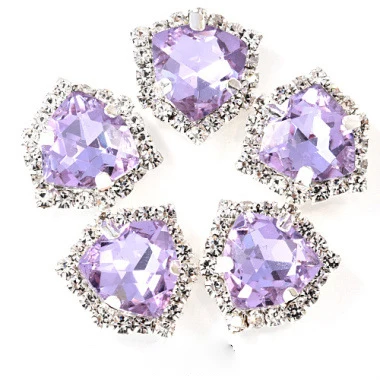 David accessories 20 шт./лот 12 мм кристалл для нашивки горный хрусталь с коготь вечерние Свадебные украшения DIY Украшение с бантом Maerial, 20Yc7670 - Цвет: 1092230022