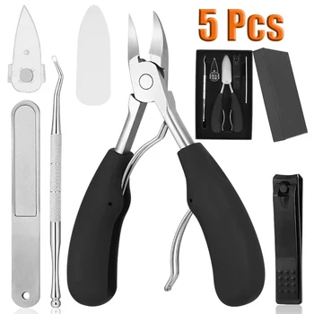 

1Set Double Spring Plastic Handle Fingernail &Toenail Cuticle Nipper Trimming Cutter Scissor Plier Nail Clipper Cutter Tool