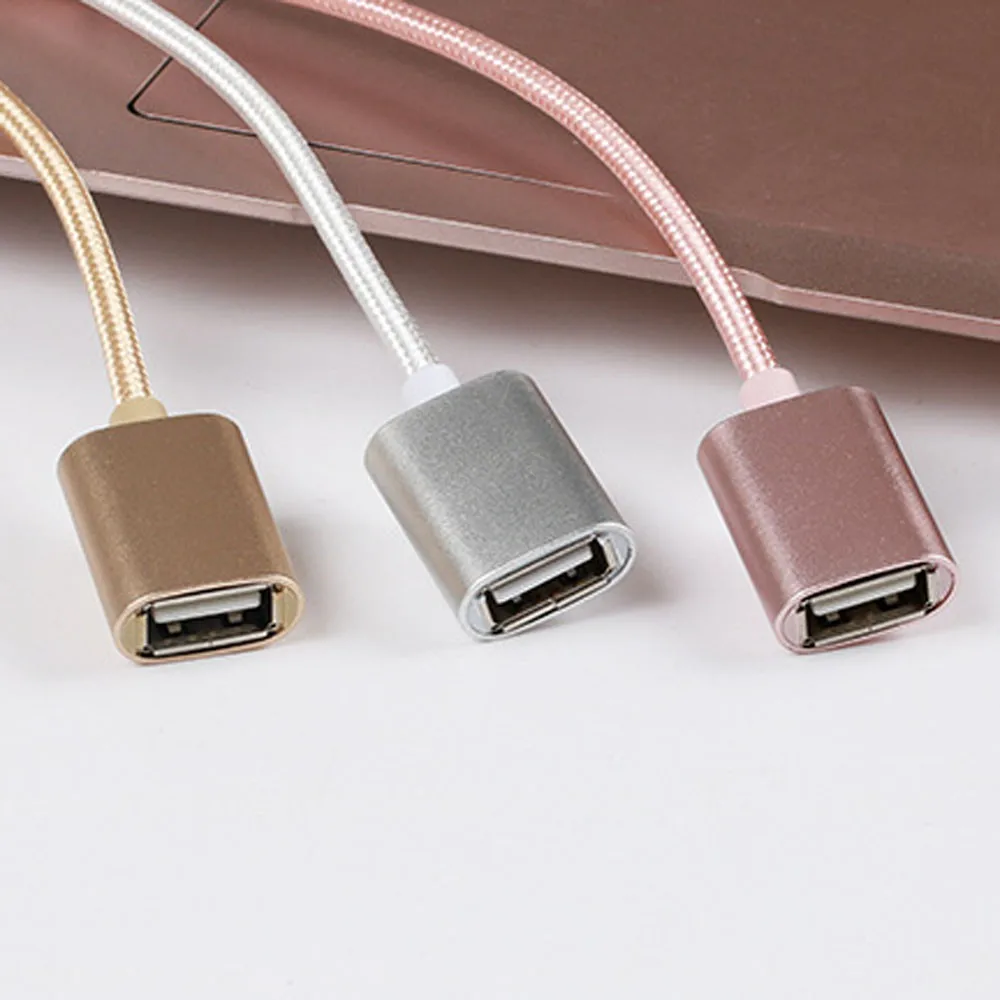 Креативный металлический USB C 3,1 type C/Micro-Usb штекер USB кабель OTG Кабель-адаптер для синхронизации данных