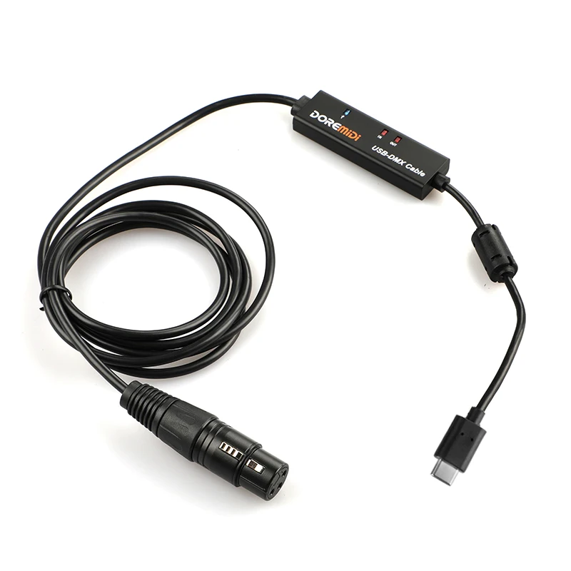Usb-c para Cabo Rdm para Usb-c e Conectar a um Doremidi Converter Computador Dmx - - Image 5
