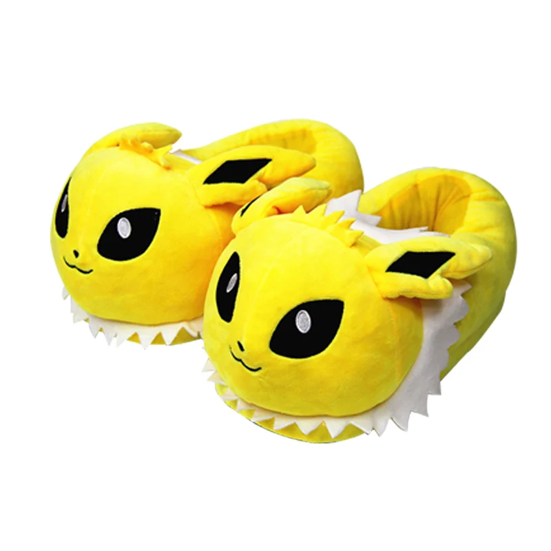 Мягкая Плюшевая обувь 28 см; Psyduck Snorlax Gengar Mudkip Eevee Sylveon Umbreon; Домашние зимние теплые модные тапочки; подарок - Цвет: M