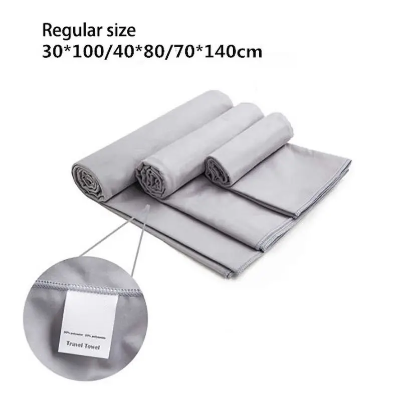 Microfiber Double-Faced Velvet Sports Towel Absorbent Quick-Drying Swimming Bath Towel Bathroom Towels Bath Accessories