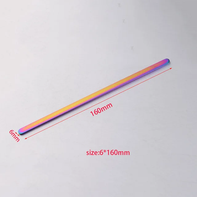 6mm color 3/6/9 мм Нержавеющая сталь прямоугольник штамповки Шарм сотовый телефон без рисунка для открытого уход за кожей лица C Браслет-манжета Материал 160 мм зеркальная полировка,, 10 шт - Окраска металла: 6mm color